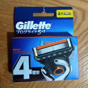 【パッケージにダメージ有り】ジレット プログライド 5+1 替刃4個入 新品未開封 純正品【ゆうパケットポストmini】
