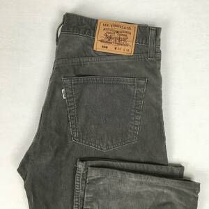 Levi's リーバイス 508 508-40 日本製 99年 コーデュロイ W34 L34 グレー パンツ ジップフライ