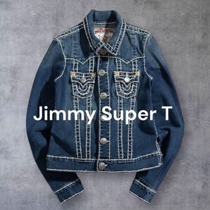 TRUE RELIGION デニムジャケット JIMMY SUPER T Y2K トゥルーレリジョン Gジャン ヴィンテージ 希少