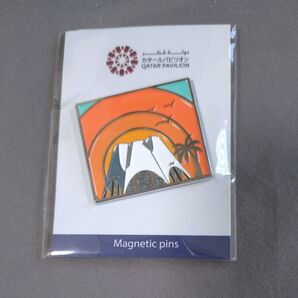 万博 カタール ピンバッジ 未開封