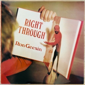 LP■ROCK//PROG/RON GEESIN/RIGHT THROUGH/RON 323/UK盤 77年ORIG コーティングJKT PRIVATE PRESS 自主盤 美品/ロンギーシン/PINK FLOYD