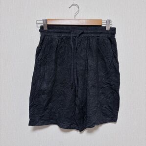 ショートパンツ【S】 ハーフパンツ スウェットパンツ ブラック ボトムス 部屋着