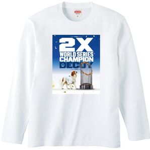 【新品】デコピン 大谷翔平 ロング tシャツ 優勝 おもしろ かわいい 応援 記念 グッズ オールシーズン