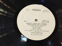 SLC (A) 1980 BARTOK バルトーク 弦楽器と打楽器とチェレスタのための音楽 他 / ネヴィル ・ マリナー 指揮 / 関係者向け 非売品 /_画像3