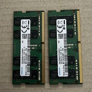 SAMSUNG PC4 2133P 16GB 2枚 32GB DDR4 17000 ノートPC用メモリ 即時支払いできる方限定特価