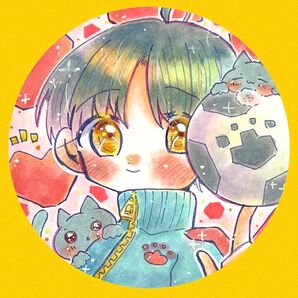 【過去作】オリジナル 手描きイラスト サッカー娘 【コースター】