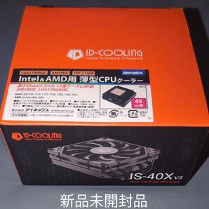 アイディクーリング (Id-Cooling) Intel&AMD用 薄型CPUクーラー IS-40X-V3
