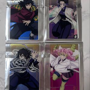 鬼滅の刃 アクリルカード 無限城編 冨岡義勇 胡蝶しのぶ 甘露寺蜜璃 伊黒小芭内