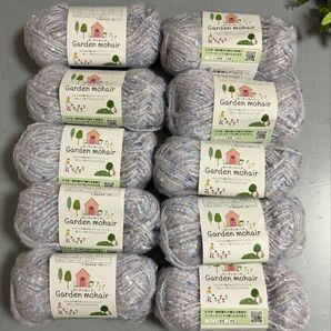 キャンドゥ毛糸 ガーデンモヘア 毛糸 手芸材料 編み物 ごしょう産業 10玉 Col. 4