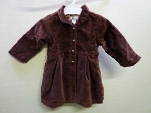 *[ reuse corner shop stock sale ]* unused goods *baby Gap for girl outer reverse side leopard print velour style brown group (80)*