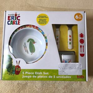 はらぺこあおむし　食器セット　新品　日本育児　ベビー食器 ERICCARLE スプーン フォーク マグ プレート