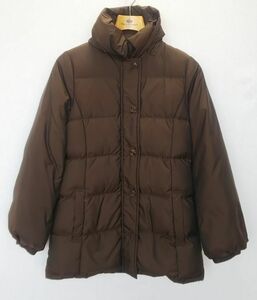 *AMACA* size 38* down coat * lady's * three . association *a maca * Brown * outer * coat * #2900