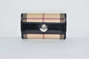 BURBERRY バーバリー 6連 キーケース バーバリーチェック ベージュ