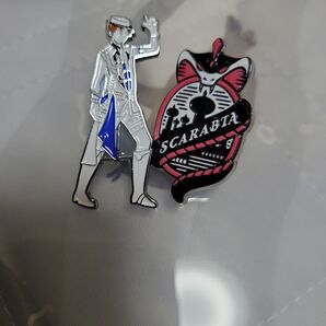 ツイステッドワンダーランド寮章ピンバッジ スカラビアツキウタ文月海