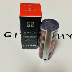  Givenchy Sparkling poppy 02 limitation color lipstick rouge 2020 year 1 month sale lipstick 