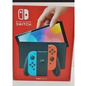 新品未開封)Nintendo Switch(有機EL)ネオンブルーネオンレッド