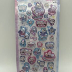 【ナイトパンダ】立体シール ぷくぷくシール