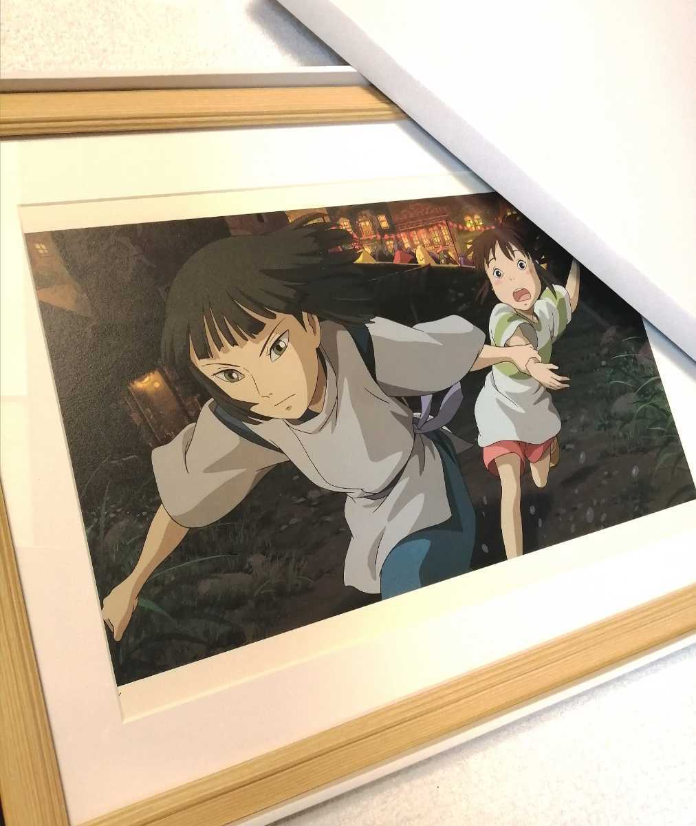 Super rare! Studio Ghibli Spirited Away [Framed item] Ghibli poster (inspection) Ghibli painting original reproduction postcard. Ghibli calendar. Hayao Miyazaki a, comics, anime goods, others