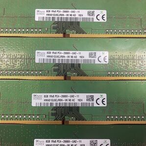 デスクトップ用 SK_Hynix DDR4 PC4-2666V-UA2-11 PC4-21300 8G×4枚(32GB)
