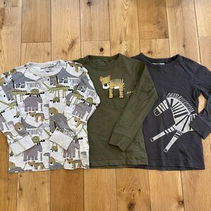 NEXT ネクスト 長袖 カットソー ロンT 3枚セット 動物 アニマル イギリス