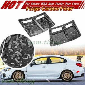 最強鍛造フォージドカーボン★スバル WRX STI VA リア サイド フェンダー ダクトカバー 左右セット 在庫有 2015-2020