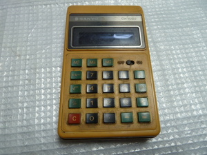 [ Junk ]* calculator * SANYO Sanyo CX-1002* Showa Retro *