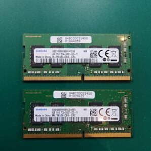 SAMSUNG PC4-2400T 4GB 2枚セット M471A5244CB0-CRC