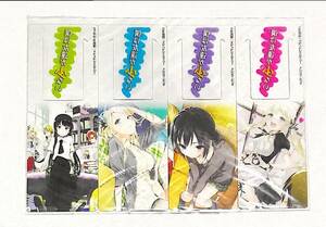 ★同梱可能★ 僕は友達が少ない 同時購入キャンペーン 4連クリアしおり 平坂読 ブリキ いたち