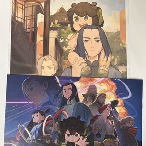 羅小黒戦記 2 ロシャオヘイセンキ ぼくらが望む未来 入場者特典 描き下ろしキャンバスボード 復刻劇場パンフレット