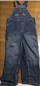 オーバーオール サロペット デニム ディズニー Disny 古着 値下げ受けます