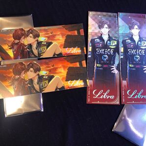 新品 未定事件簿 Libra カード 2枚セット 2個組 ブロマイド ブックマーカー