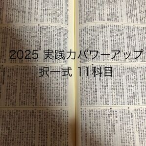 2025 実践力パワーアップ 択一式 11科目 2024 令和7年