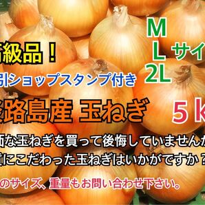 割引ショップスタンプ付 5kg 最高品質 淡路島産 玉ねぎ 送料無料