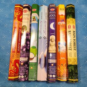 インドお香 HEM 心地よい香りのスティック7こセット