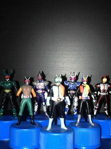  generation . to cross . large set!! Kamen Rider bottle cap 7 kind set