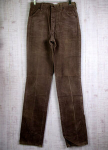 Wrangler 80's Vintage Wrangler corduroy pants Brown W28xL34 USA made #mbc-173