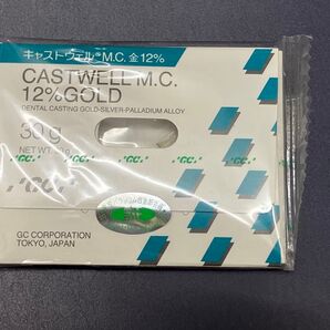 GC キャストウェル MC 金12% 歯科 鋳造用 パラジウム 合金 30g 歯科 歯科技工