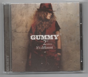 韓国CD★ GUMMY (コミ) 　2集 「It's Different」★　ワケあり品（プラケースは市販の透明色のプラケースになります。)