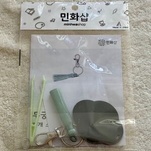 韓国 ミンファショップ(民画) キーホルダー 無垢花(ムグンファ) 手作りキット