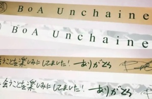 BoA Unchained ツアー 銀テープ 銀テ 金 銀 2本 セット CD アルバム トレカ