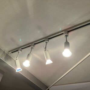 オーデリック ODELIC ダクトレール用スポットライト 4個セット ウシオ USHIO ハロゲン電球付き ホワイト