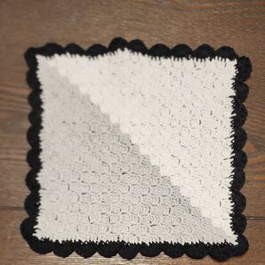 かぎ針編み ニッタオル  ハンカチ  ハンドメイド nt10