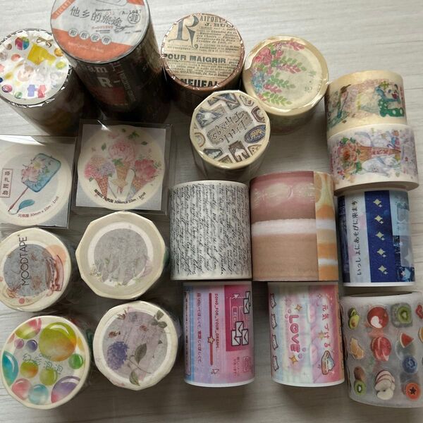 マスキングテープ 海外マステ コラージュ シール