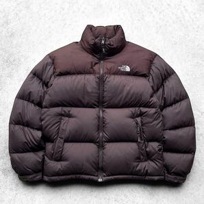 希少 美品 90s - 00s THE NORTH FACE US規格 700 ヌプシ 肉厚 ダウンジャケット ブラウン
