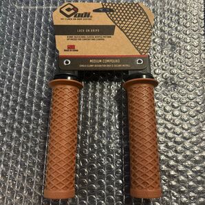 【新品】V2-1 ODI ロックオングリップ ブラウン ワッフルパターン