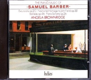 アンジェラ・ブラウンリッジ - バーバーを聴きながら「夜ふかしする人々」　《THE PIANO MUSIC OF SAMUEL BARBER》