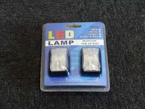 【 LED 】 LEDランプ　12V&24V　ホワイト　★送料全国一律550円同梱可　M2011230　新品