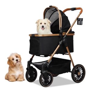 Totoro ball ペットカート耐荷重25KGブラックM