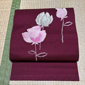 名古屋帯松葉仕立て太鼓柄0433