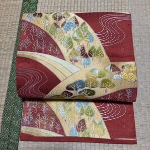 名古屋帯松葉仕立て六通柄0444